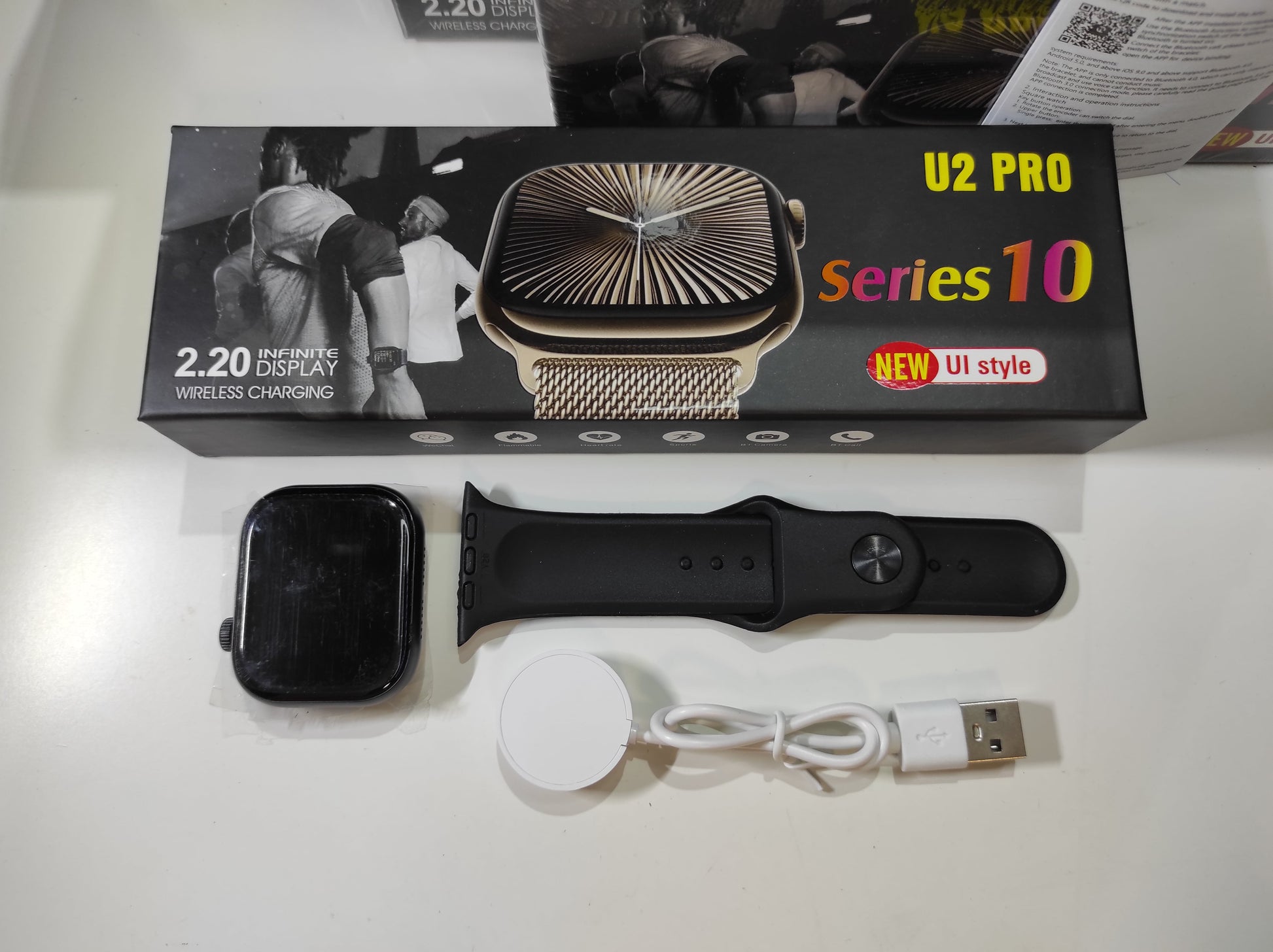 Smartwatch serie 10 con pantalla 2.2 pulgadas negro - additional image 2